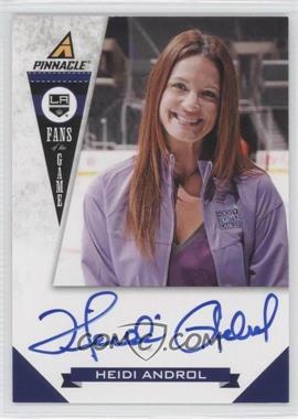 2011-12 Pinnacle - Fans of the Game - Autographs #2 - Heidi Androl
