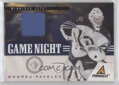 2011-12 Pinnacle - Game Night - Materials #27 - Ondrej Pavelec