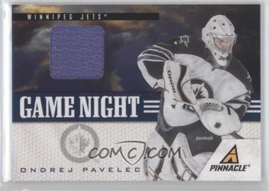 2011-12 Pinnacle - Game Night - Materials #27 - Ondrej Pavelec