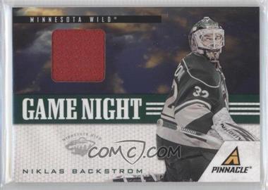 2011-12 Pinnacle - Game Night - Materials #34 - Niklas Backstrom