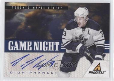 2011-12 Pinnacle - Game Night - Signatures #44 - Dion Phaneuf /25