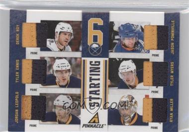 2011-12 Pinnacle - Starting 6 Threads - Prime #7 - Tyler Myers, Derek Roy, Jason Pominville, Jordan Leopold, Ryan Miller, Tyler Ennis /50