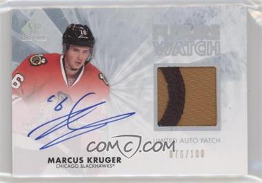 2011-12 SP Authentic - [Base] - Limited Autograph Patch #243 - Future Watch - Marcus Kruger /100