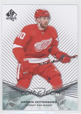 2011-12 SP Authentic - [Base] #123 - Henrik Zetterberg