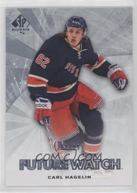 2011-12 SP Authentic - [Base] #209 - Future Watch - Carl Hagelin /999