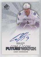 Autographed Future Watch - Cody Hodgson #/999