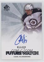 Autographed Future Watch - Carl Klingberg #/999