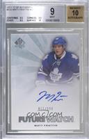 Autographed Future Watch - Matt Frattin [BGS 9 MINT] #/999