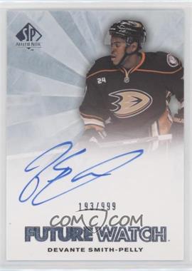 2011-12 SP Authentic - [Base] #234 - Autographed Future Watch - Devante Smith-Pelly /999