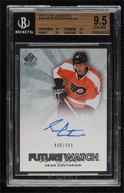 2011-12 SP Authentic - [Base] #246 - Autographed Future Watch - Sean Couturier /999 [BGS 9.5 GEM MINT]