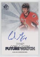 Autographed Future Watch - Colin Greening #/999