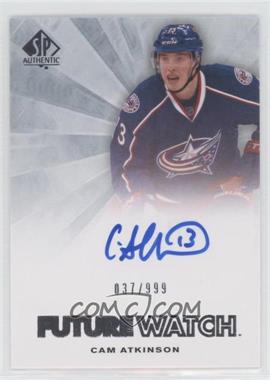 2011-12 SP Authentic - [Base] #252 - Autographed Future Watch - Cam Atkinson /999