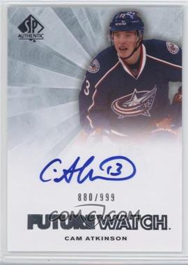 2011-12 SP Authentic - [Base] #252 - Autographed Future Watch - Cam Atkinson /999