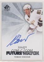 Autographed Future Watch - Tomas Vincour #/999