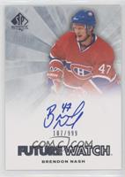 Autographed Future Watch - Brendon Nash #/999