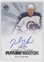 Autographed Future Watch - Paul Postma [EX to NM] #/999