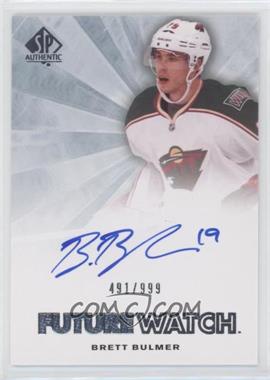 2011-12 SP Authentic - [Base] #271 - Autographed Future Watch - Brett Bulmer /999