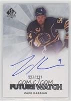 Autographed Future Watch - Zack Kassian [EX to NM] #/999