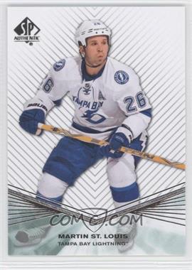 2011-12 SP Authentic - [Base] #88 - Martin St. Louis