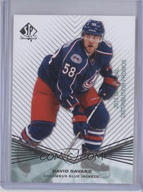 2011-12 SP Authentic - Rookie Extended Series - 2012 Universal Distribution Promos #R18 - David Savard