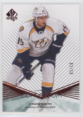 2011-12 SP Authentic - Rookie Extended Series - Parallel #R51 - Craig Smith /10