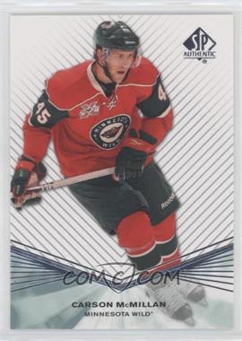 2011-12 SP Authentic - Rookie Extended Series #R41 - Carson McMillan