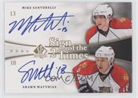 Mike Santorelli, Shawn Matthias