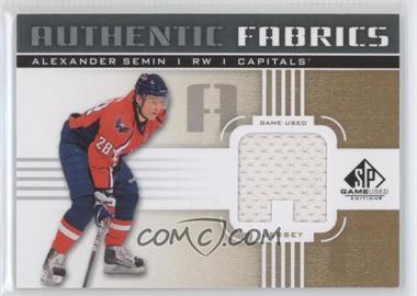 2011-12 SP Game Used Edition - Authentic Fabrics - Gold #AF-AS.2 - Alexander Semin (A)