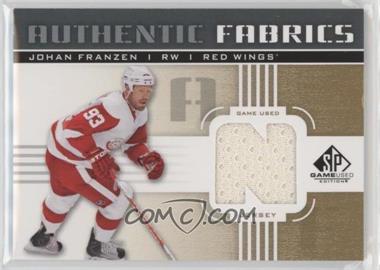 2011-12 SP Game Used Edition - Authentic Fabrics - Gold #AF-JF.3 - Johan Franzen (N)