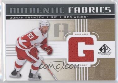 2011-12 SP Game Used Edition - Authentic Fabrics - Gold #AF-JF.4 - Johan Franzen (G)