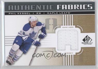2011-12 SP Game Used Edition - Authentic Fabrics - Gold #AF-KE.3 - Phil Kessel (A)