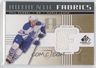 2011-12 SP Game Used Edition - Authentic Fabrics - Gold #AF-KE.4 - Phil Kessel (F)