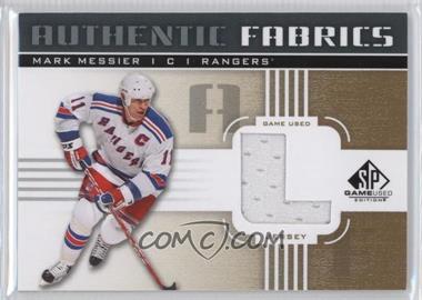 2011-12 SP Game Used Edition - Authentic Fabrics - Gold #AF-MM.2 - Mark Messier (L)