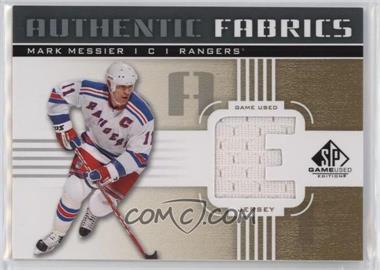 2011-12 SP Game Used Edition - Authentic Fabrics - Gold #AF-MM.4 - Mark Messier (E)