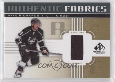 2011-12 SP Game Used Edition - Authentic Fabrics - Gold #AF-MR.2 - Mike Richards (I)