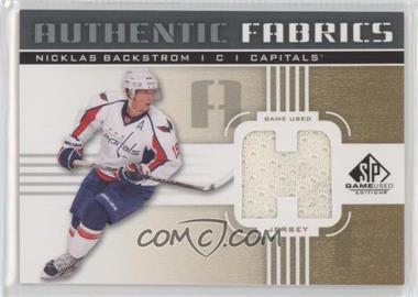 2011-12 SP Game Used Edition - Authentic Fabrics - Gold #AF-NB.H - Nicklas Backstrom (H)