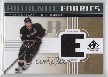 2011-12 SP Game Used Edition - Authentic Fabrics - Gold #AF-RG.2 - Ryan Getzlaf (E)