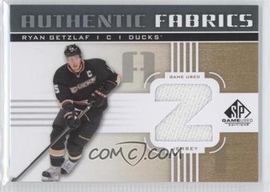 2011-12 SP Game Used Edition - Authentic Fabrics - Gold #AF-RG.4 - Ryan Getzlaf (Z)