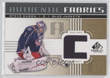 2011-12 SP Game Used Edition - Authentic Fabrics - Gold #AF-SM.1 - Steve Mason (C)