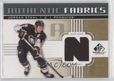 2011-12 SP Game Used Edition - Authentic Fabrics - Gold #AF-ST.3 - Jordan Staal (N)