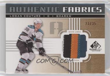 2011-12 SP Game Used Edition - Authentic Fabrics - Patch #AF-LC - Logan Couture /35