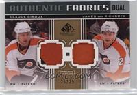 Claude Giroux, James van Riemsdyk #/25