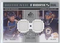 David Backes, Jaroslav Halak #/100