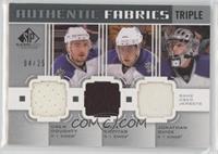 Drew Doughty, Anze Kopitar, Jonathan Quick #/25