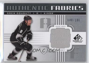 2011-12 SP Game Used Edition - Authentic Fabrics #AF-DD - Drew Doughty /100