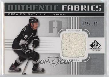 2011-12 SP Game Used Edition - Authentic Fabrics #AF-DD - Drew Doughty /100