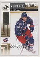 Authentic Rookies - David Savard #/50