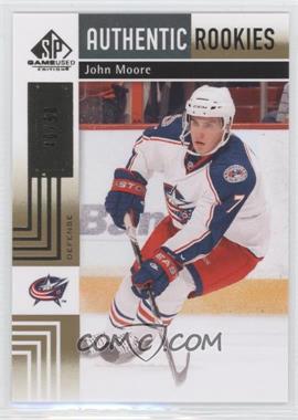 2011-12 SP Game Used Edition - [Base] - Gold #143 - Authentic Rookies - John Moore /50