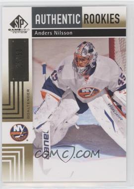 2011-12 SP Game Used Edition - [Base] - Gold #184 - Authentic Rookies - Anders Nilsson /50