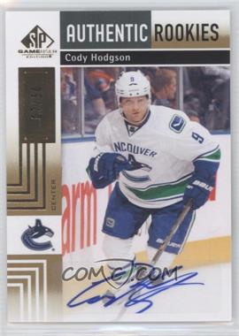2011-12 SP Game Used Edition - [Base] - Gold #197 - Authentic Rookies - Cody Hodgson /50